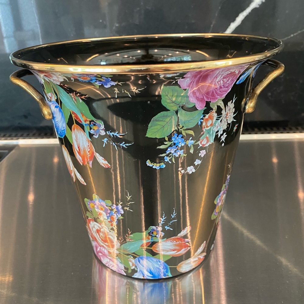 Mackenzie Childs Floral Champagne Bucket